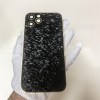 Cadre personnalisé de luxe en acier inoxydable plaqué or couvercle antichoc protéger boîtier de téléphone portable pour iPhone 15