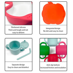 <span class=keywords><strong>จาน</strong></span><span class=keywords><strong>อาหาร</strong></span>ซิลิโคนแพลตตินัมปรับแต่งได้ปลอดภัยและปราศจากกลิ่นพร้อมพลังดูดสูงและทำความสะอาดง่าย - Product Image 6