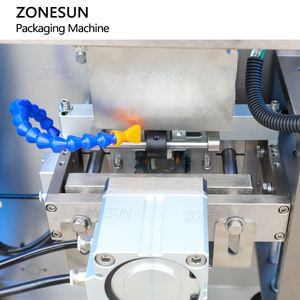 Machine de remplissage et de scellage automatique de sachets irréguliers ZONESUN ZS-FS240L, machine d'emballage VFFS pour gel énergétique en pâte - Product Image 6