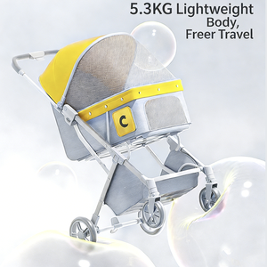 Nouvelle conception <span class=keywords><strong>de</strong></span> <span class=keywords><strong>voiture</strong></span> pour animaux <span class=keywords><strong>de</strong></span> compagnie JXB avec couverture <span class=keywords><strong>en</strong></span> maille, chariot pliable détachable pour animaux <span class=keywords><strong>de</strong></span> compagnie, poussette pour <span class=keywords><strong>chien</strong></span> - Product Image 5