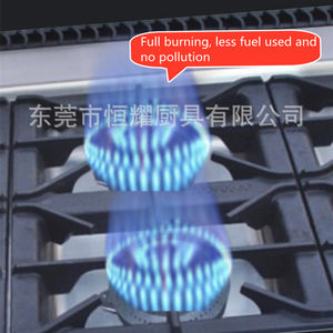 Cuisinière à gaz multifonctionnelle à 6 brûleurs pour hôtels <span class=keywords><strong>et</strong></span> restaurants, four à gaz pour tartes <span class=keywords><strong>et</strong></span> pizzas, cuisinière à gaz debout - Product Image 6