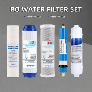KAMAMUTA Sistema de Filtro de Agua Eléctrico para Debajo del Fregadero, Membranas de Ósmosis Inversa de 5 Etapas, Plástico de Grado Alimenticio 100 GPD, T33, 10 Pulgadas - Product Image 2