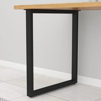 Pieds de meubles industriels en acier Supports en plastique pour bureau Cadres de table à café et à manger Jambes de chaise Utilisation d'armoire
