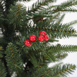 Arbre artificiel en PVC vert <span class=keywords><strong>de</strong></span> 30 cm avec baies rouges, <span class=keywords><strong>mini</strong></span> arbre <span class=keywords><strong>de</strong></span> <span class=keywords><strong>Noël</strong></span>, décoration <span class=keywords><strong>de</strong></span> <span class=keywords><strong>Noël</strong></span> pour la maison et le bureau - Product Image 3