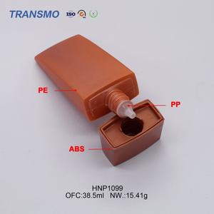 Tube de crème solaire compressible vide en gros, étui pour fond de teint, 40 ml, emballage cosmétique en plastique - Product Image 5