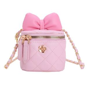 어린이 가방 신상 미니 귀여운 리본 체인 크로스백 아동 가방 여자 어깨 가방 - Product Image 2