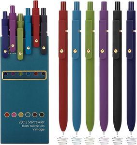 Colorful 0.5mm Fine Point Retractable Gel <b>Pens</b> Multi-Colored for Journaling/Sketching School Supplies Teens/Women <b>Gifts</b> for OEM - Product Image 4