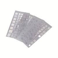 4PCS Stencil BGA untuk Ponsel MTK untuk iPad CPU RAM PM Power IC Reball Pin Template Panas Langsung