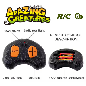 May Mắn Đồ Chơi Hồng Ngoại Đài Phát Thanh Điều Khiển 2.4Ghz Con Rắn Đồ Chơi Mô Phỏng Đồ Chơi Lắc Con Rắn Điện 360 Độ Xoay Động Vật Con Rắn - Product Image 3