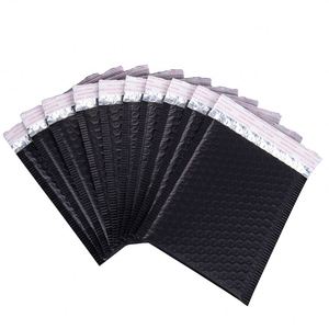 Enveloppe d'emballage antichoc en bulles extrudées noires épaissies, sac d'emballage express pour vêtements imperméables, auto-adhésif - Product Image 5
