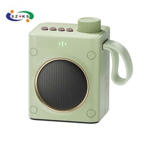 Haut-parleur portable d'extérieur M1 Mini sans fil avec subwoofer 5W, compatible V5.3, haute qualité sonore, prise en charge des cartes TF et AUX, boîtier rechargeable intégré