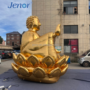 <span class=keywords><strong>Bouddha</strong></span> <span class=keywords><strong>gonflable</strong></span> doré utilisé pour les grandes célébrations extérieures comme décoration et outil publicitaire. - Product Image 3