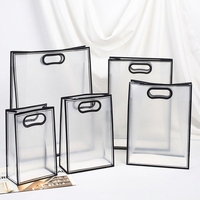Sac Souvenir en Plastique Transparent Vide avec Bordure Noire, Matériau PP, Emballage Moderne et Tendance pour Fêtes, Fournisseur CSMD Yiwu