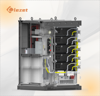 Système de Génération d'Énergie Hybride Tout-en-un à Refroidissement Liquide avec Armoire de Stockage Solaire LiFePO4 ESS 5 Unités 135kW