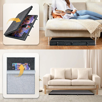 Table de puzzle portable en feutre de haute qualité pour enfants, tapis de puzzle non tissé de 1000 pièces avec 6 tiroirs pour une facilité de transport