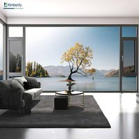 Venta caliente Modern 80 Series Aleación de aluminio Ventanas abatibles Directo de fábrica Tamaños personalizados Vidrio de baja emisividad Fácil de abrir Diseño elegante