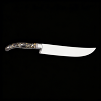 Maßgefertigtes Luxus-Messer mit Umweltfreundlichem Beidseitigem Acrylgriff und Goldfolien-Spitze für Küche und Hochzeitsanlässe
