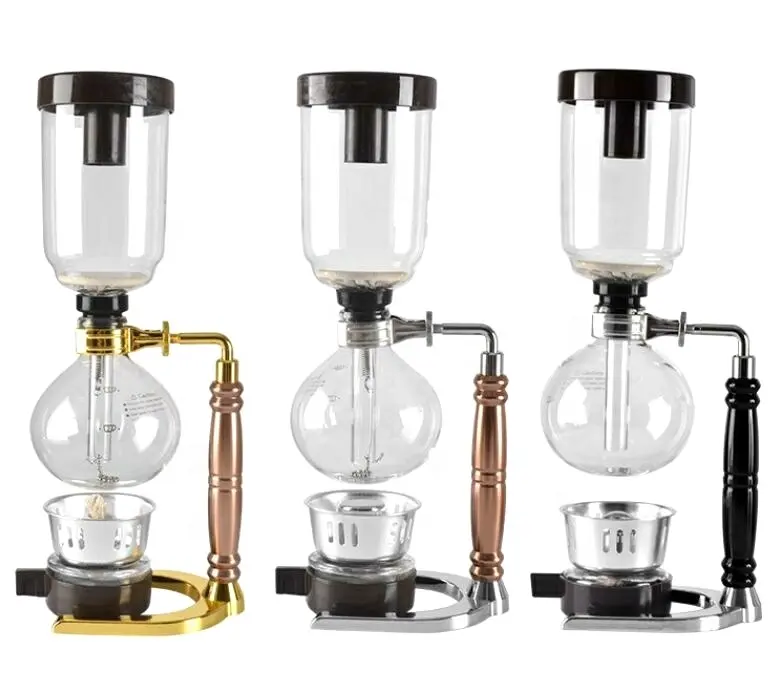 3/5-Cup Coffee Syphon Tools Pot Tabletop Siphon Coffee Filter Syphon Coffee Maker