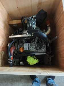 Moteur diesel Yanmar 3TNV82A d'occasion pour machines de génie civil, en excellent état de fonctionnement, à vendre - Product Image 2