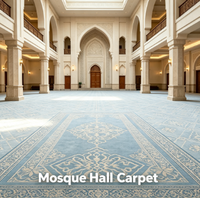 Moquette murale Wilton en polyester/nylon pour hall d'hôtel et salle de banquet, résistante aux taches, à fort trafic, design moderne et personnalisé