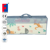 Tapete de Juego Reversible Impermeable Antideslizante y Acolchado para Bebés y Niños Pequeños, Ideal para Picnic y Uso en el Hogar, Libre de BPA