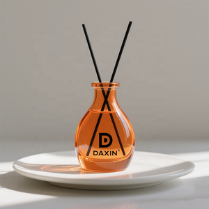 Bouteille en verre vide de luxe ronde pour diffuseur à bâtonnets d'arôme, 50ml, 100ml, 120ml, parfum Orange, vente en gros - Product Image 2