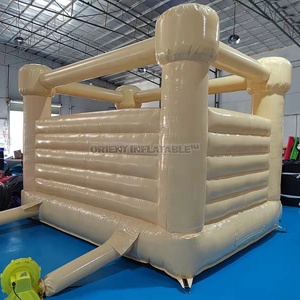 Château gonflable <span class=keywords><strong>de</strong></span> luxe couleur pêche pour mariage, idéal pour les fêtes, à vendre - Product Image 2