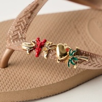 Accessoires de chaussures en métal 2026 : Breloques géométriques pour sabots, sandales et pantoufles – Ornements et décorations