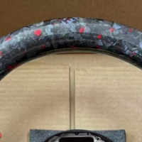 Volante de Fibra de Carbono Forjado para Volkswagen Bora, Santana, Golf Mk7, Golf6, Golf7, Nuevo Polo, Jetta, Caddy, GTI, Accesorios para Auto