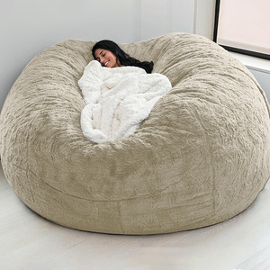 Fundas para Sillón Puff Gigante <span class=keywords><strong>de</strong></span> 6F, Fundas para Sofá <span class=keywords><strong>de</strong></span> Salón, Fundas Elásticas y Extensibles para Sofá Cama Plegable - Product Image 2