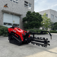 Minicargadora Compacta XC1100 Euro5 con Certificación CE, Larga Vida Útil, Bombas de Alta Gama e Implemento de Zanjadora para Trabajos Agrícolas