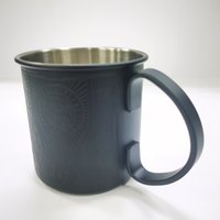 Mug à bière, à eau, à lait, à thé, en acier inoxydable, gravé en gros, motif Moscou