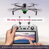 Drone RC S155 Max pliable, mini quadricoptère brushless GPS 5G avec caméra 4K et évitement d'obstacles à 360° pour adultes