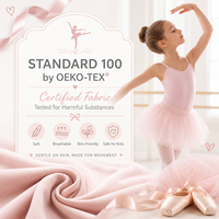 Justaucorps de danse personnalisable à double bretelle et dos ouvert pour enfants et femmes, idéal pour la pratique du ballet