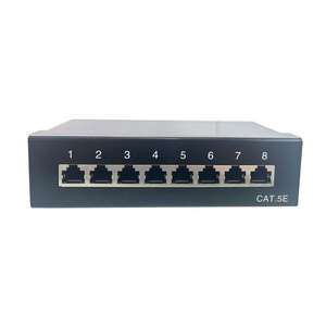 Cat6A Cat6 Cat5e Panneau <span class=keywords><strong>de</strong></span> brassage réseau blindé 8 ports <span class=keywords><strong>12</strong></span> ports <span class=keywords><strong>Rj45</strong></span> Module trapézoïdal 1U Boîte <span class=keywords><strong>de</strong></span> panneau <span class=keywords><strong>de</strong></span> brassage - Product Image 3