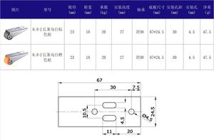 Roulettes pivotantes verticales silencieuses en TPR pour usage léger, pour meubles d'extérieur, salle de bain, salle à manger - Rouleau de support en caoutchouc pour tiroirs et portes - Product Image 6