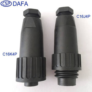 मिइल C16-4T एम्फेनॉल गोलाकार कनेक्टर एयर प्लग स्क्रू लॉक तार csp dafa - Product Image 3