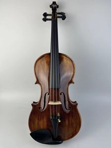Violon artisanal haut de gamme, finition laquée noyer brillante, sonorité excellente et intonation stable, vente en gros directe d'usine - Product Image 2