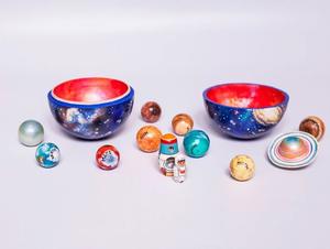 Système solaire en bois Cosmos jeu d'apprentissage huit planètes soleil lune fusées astronaute bébé jouet cognitif enfants jouet éducatif en bois - Product Image 6