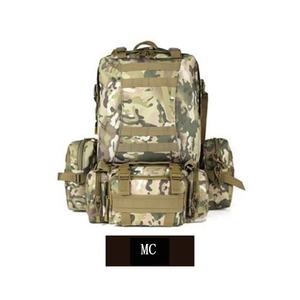 Sac à dos tactique en nylon imperméable avec camouflage anti-déchirure pour activités de plein air, chasse, randonnée, doté d'un cadre interne - Product Image 1