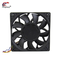 Ventilateur de refroidissement à billes CFM DC 120x120x25mm, pour grand volume, roulement à billes, amplificateur, 120mm, 1 pièce