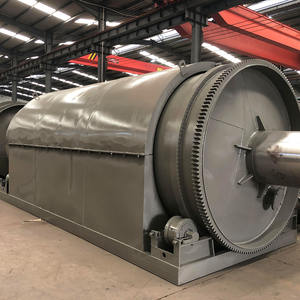 Máquina de pirólisis de plásticos Reactor horizontal Plásticos Pirólisis para planta de combustible - Product Image 5