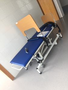 Kasur latihan meja miring elektrik multifungsi, untuk pasien Apoplexy rehabilitasi tegak untuk penggunaan klinik - Product Image 5