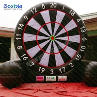 Jeu de fléchettes géant gonflable commercial pour extérieur, fléchettes géantes pour événements de carnaval, location pour activités de team building, BOSTYLE PVC