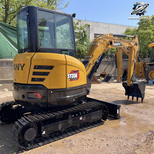 Excavatrice sur chenilles d'occasion SANY 35, marque japonaise d'origine, 3,5 tonnes, petite taille. - Product Image 4