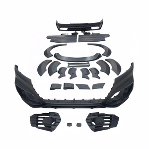 Pour 2016-2019 <span class=keywords><strong>Audi</strong></span> Q7 amélioré kit de carrosserie de style <span class=keywords><strong>ABT</strong></span> ailes larges pare-chocs avant diffuseur arrière jupes latérales becquet de toit sourcil de roue - Product Image 6