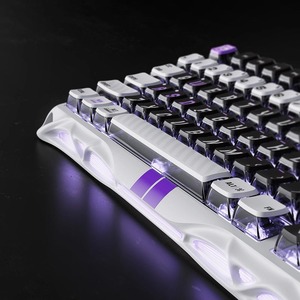 Teclado GravaStar Mercury V75 <span class=keywords><strong>HE</strong></span> Original, Teclado para Juegos con Interruptores Magnéticos de Efecto Hall al 75%, Frecuencia de Sondeo de 8000 Hz, Actuación Ajustable - Product Image 6