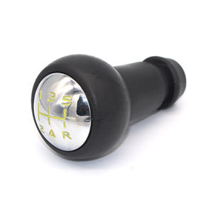 Pomo de palanca de cambios de cuero para coche, cabezal de cambio de 5 velocidades para Peugeot 307 206 207 Citroen Picasso, diseño ergonómico - Product Image 1