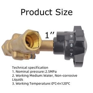 暖通空调系统水暖材料用黄铜铜液体流量平衡调节流量计阀门软管管件 - Product Image 3