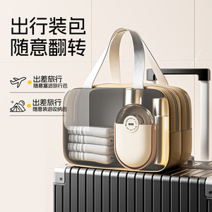 Caja de jabón portátil ovalada de plástico con tapa para montar en la pared para viajes y uso en el baño - Product Image 5